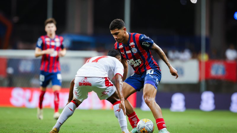 Bahia vira sobre o Náutico e assegura liderança do Grupo B na Copa do Nordeste